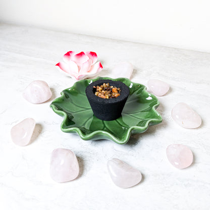 Pink Lotus Incense Burner | 2 Piece