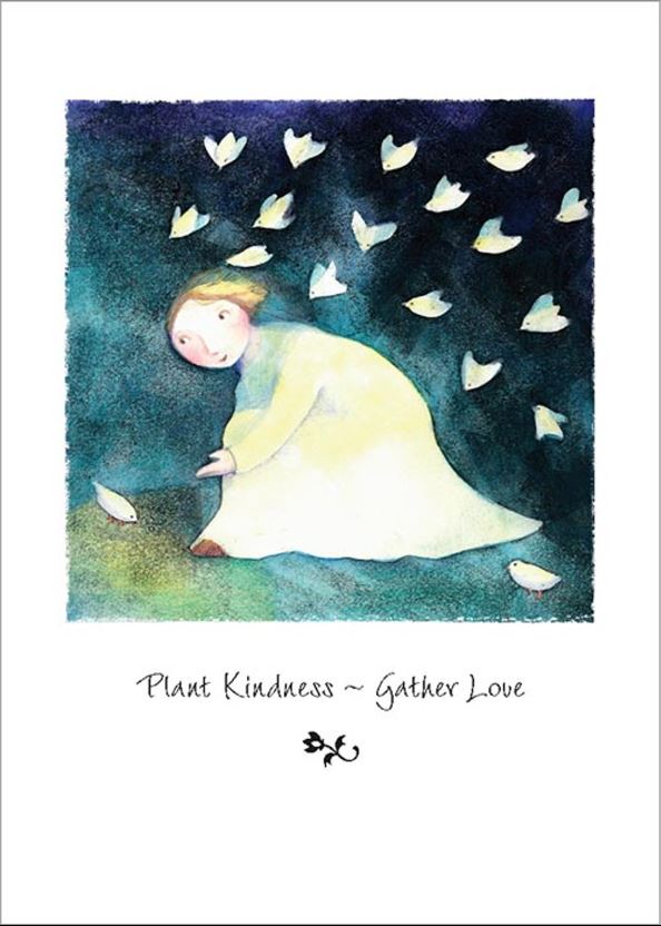 Plant Kindness, Gather Love Greeting Card