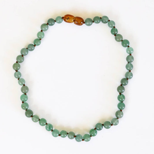 Pure Gemstone + Aventurine || Beaded Necklace