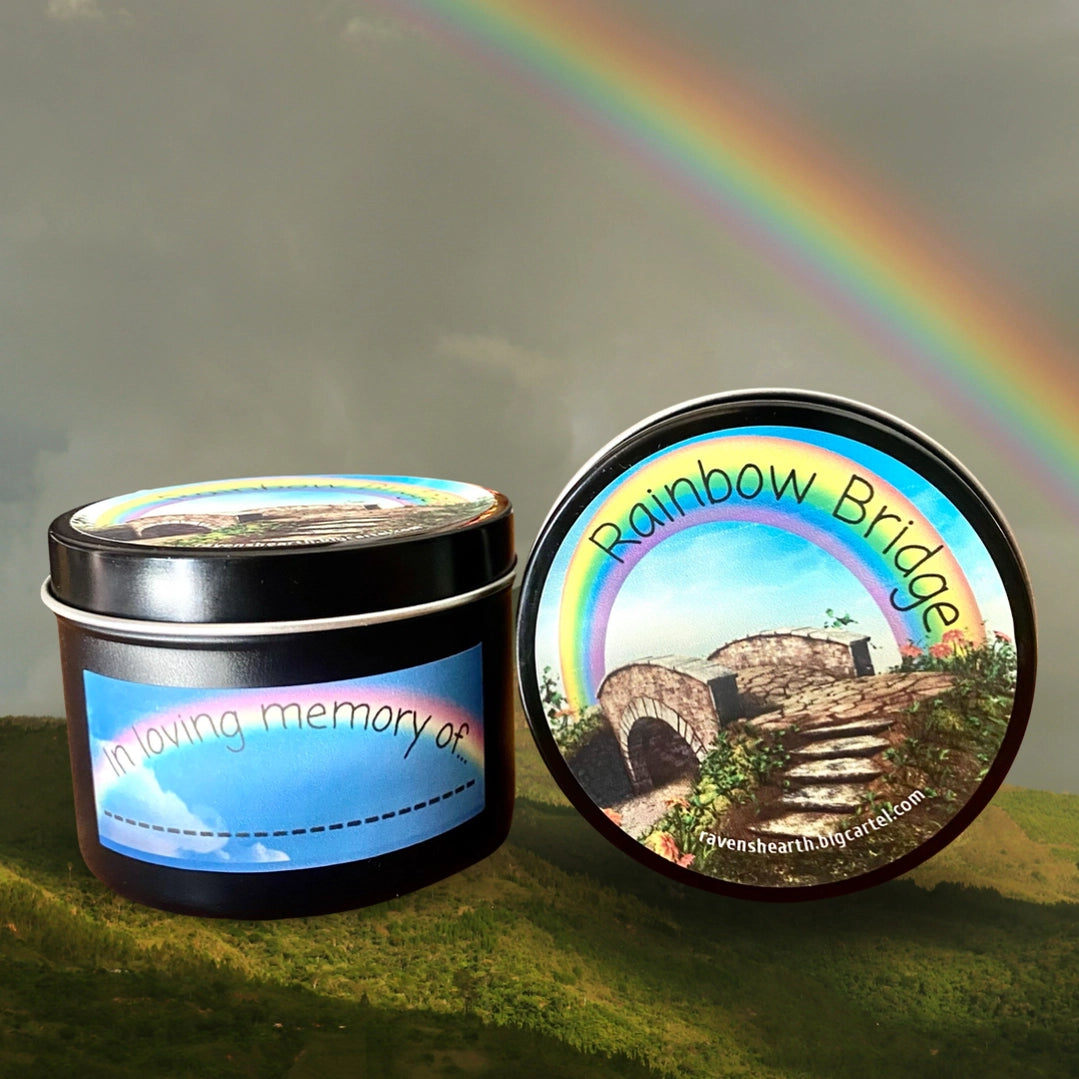Rainbow Bridge Soy Candle | Pet Loss | Grief | 6 oz