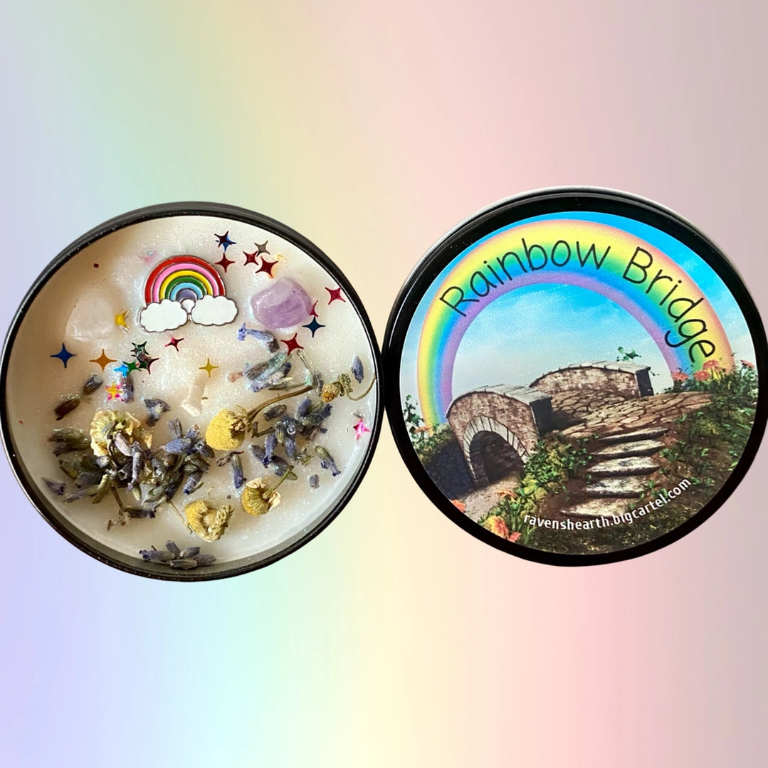 Rainbow Bridge Soy Candle | Pet Loss | Grief | 6 oz