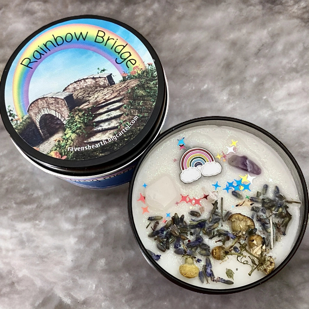Rainbow Bridge Soy Candle | Pet Loss | Grief | 6 oz