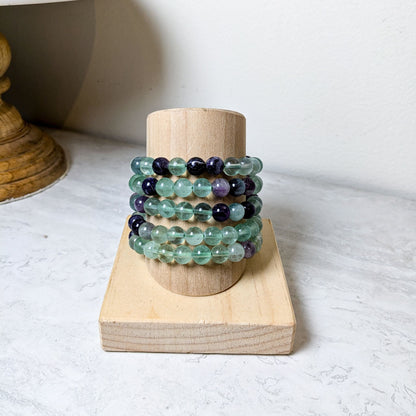 8mm Assorted Crystal Beaded Bracelets