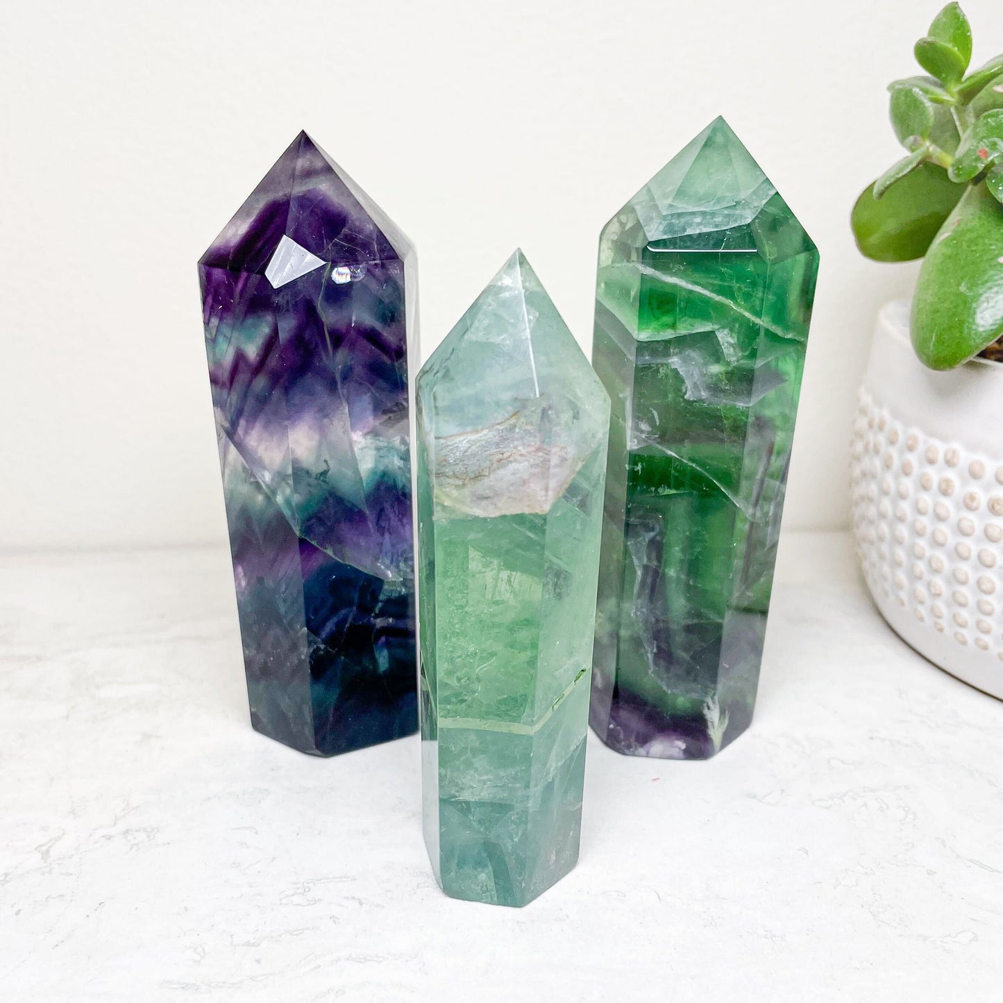 Rainbow Fluorite Towers