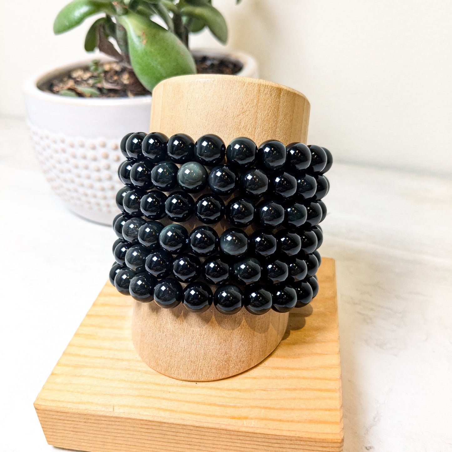 8mm Assorted Crystal Beaded Bracelets