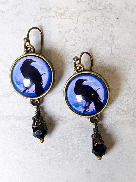 Raven Dangle Earrings
