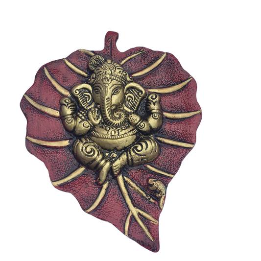 Ganesh Wall Plaque - Recycled Aluminum