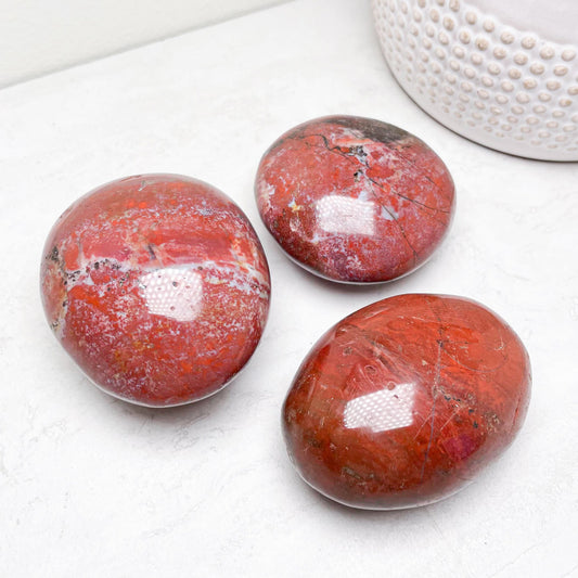 Red Jasper Palmstones - Various Sizes