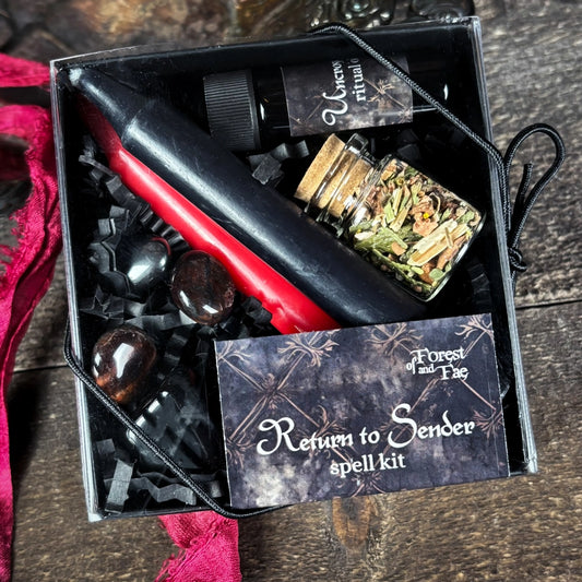 Return to Sender Spell Kit | Witchcraft Shielding | Of Forest & Fae
