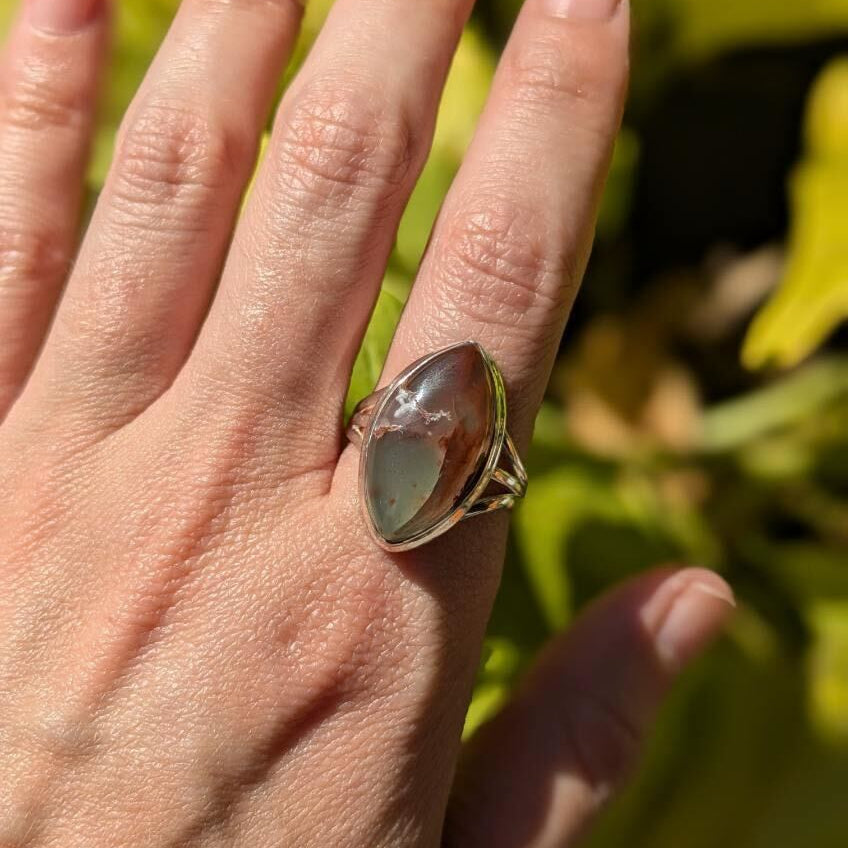 Aqua Chrysoprase Rings