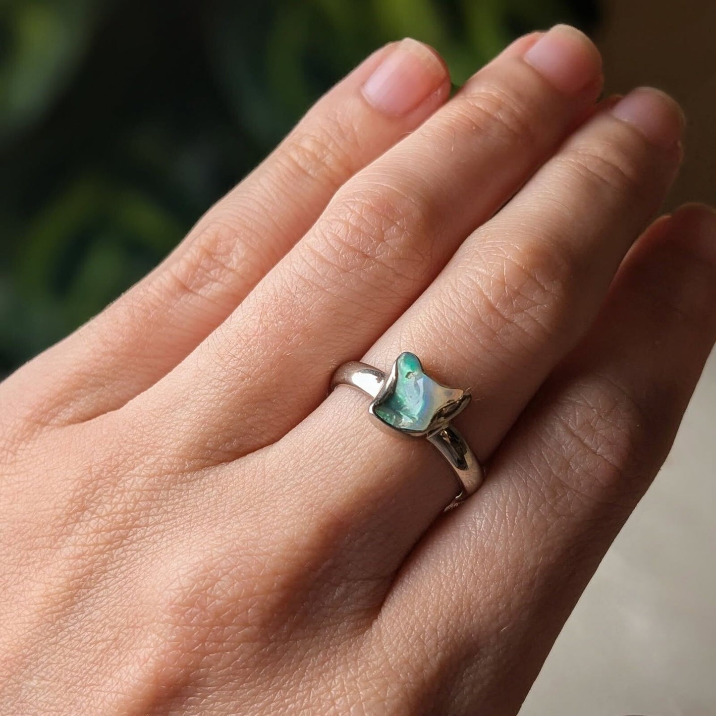 Ethiopian Opal  Sterling Silver Rings