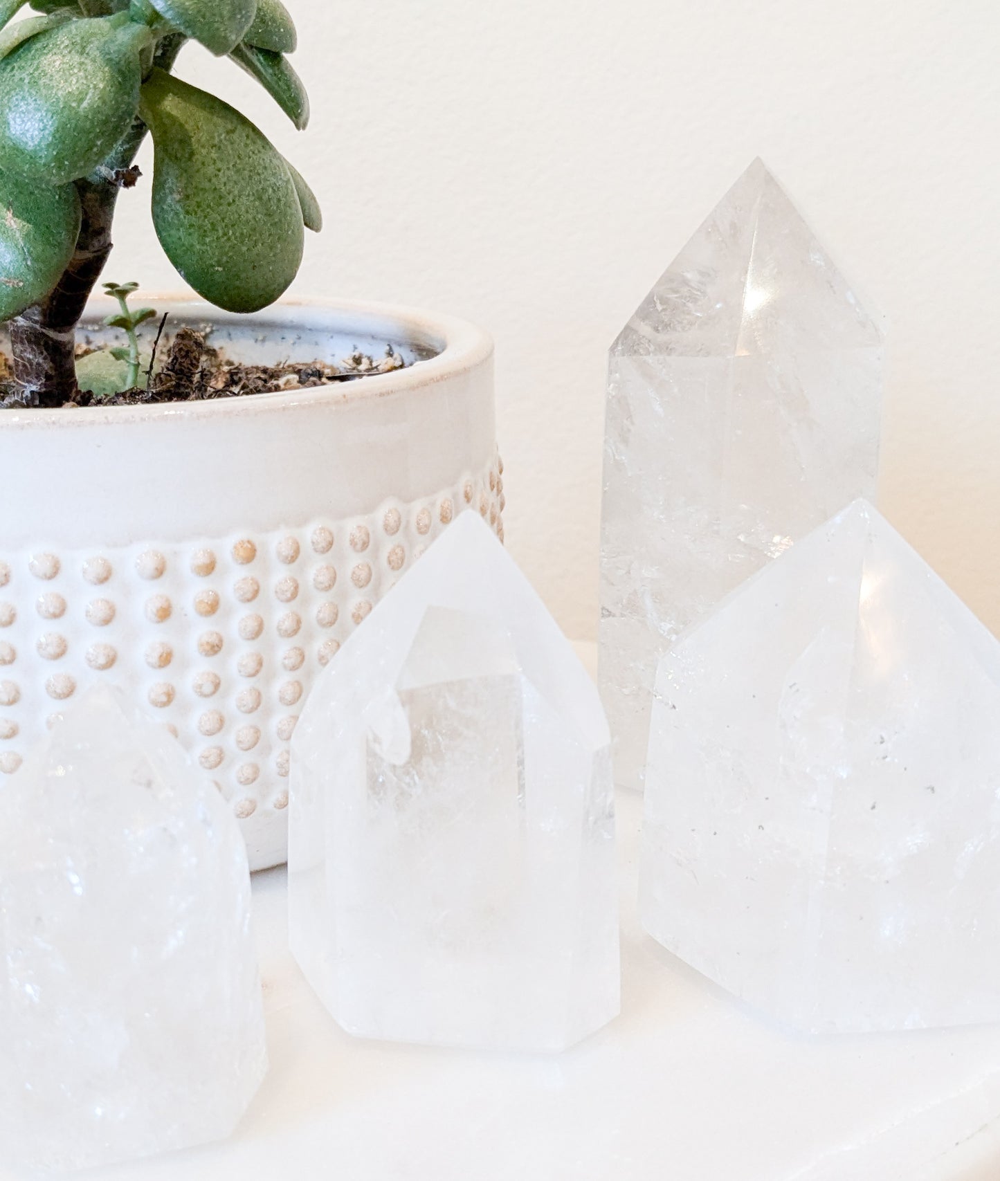 Clear Quartz Towers