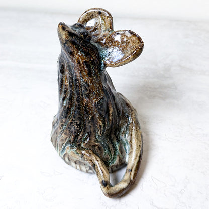 Clay Mouse Figurine