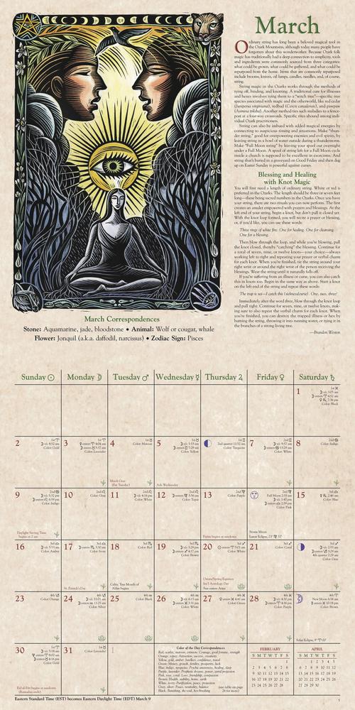 2026 Witch's Calendar
