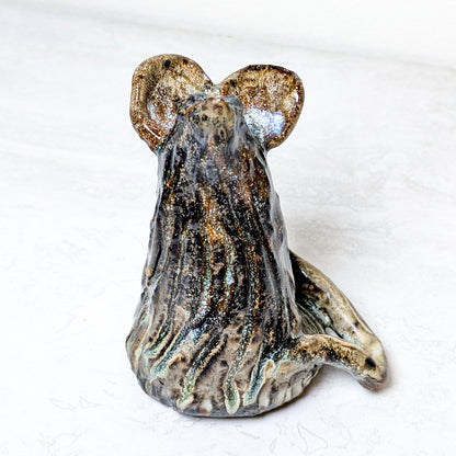 Clay Mouse Figurine