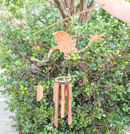 Bamboo Windchime- Dragon