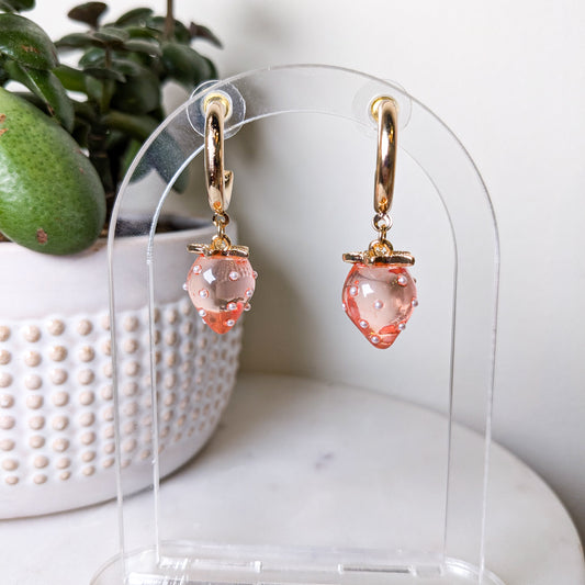 Strawberry Dangle Earrings