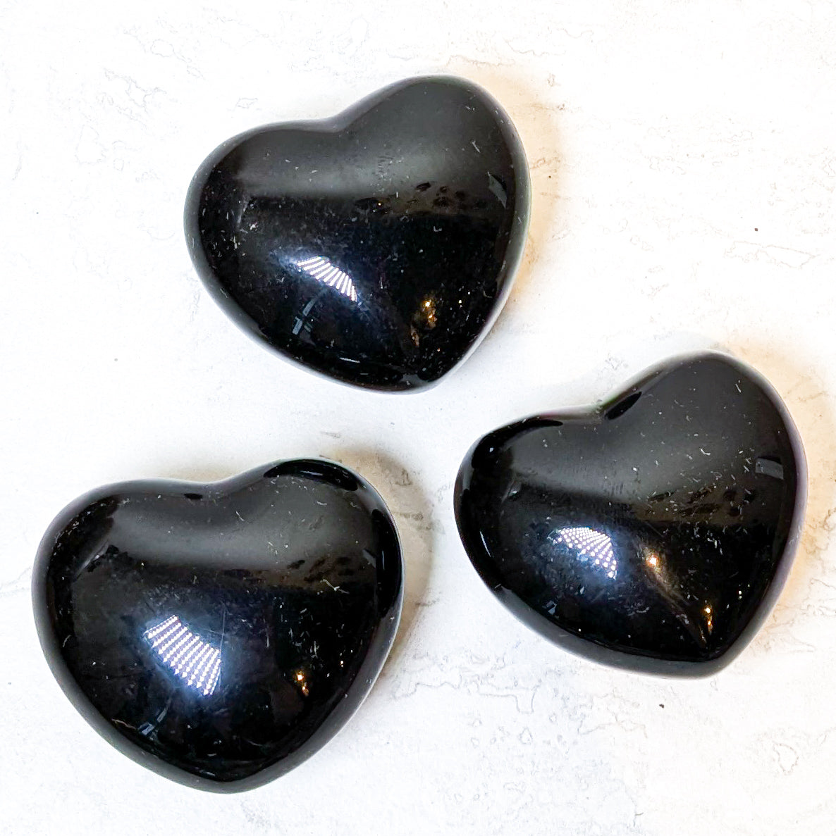 Obsidian Puff Heart