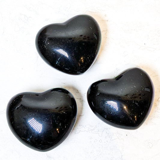 Obsidian Puff Heart