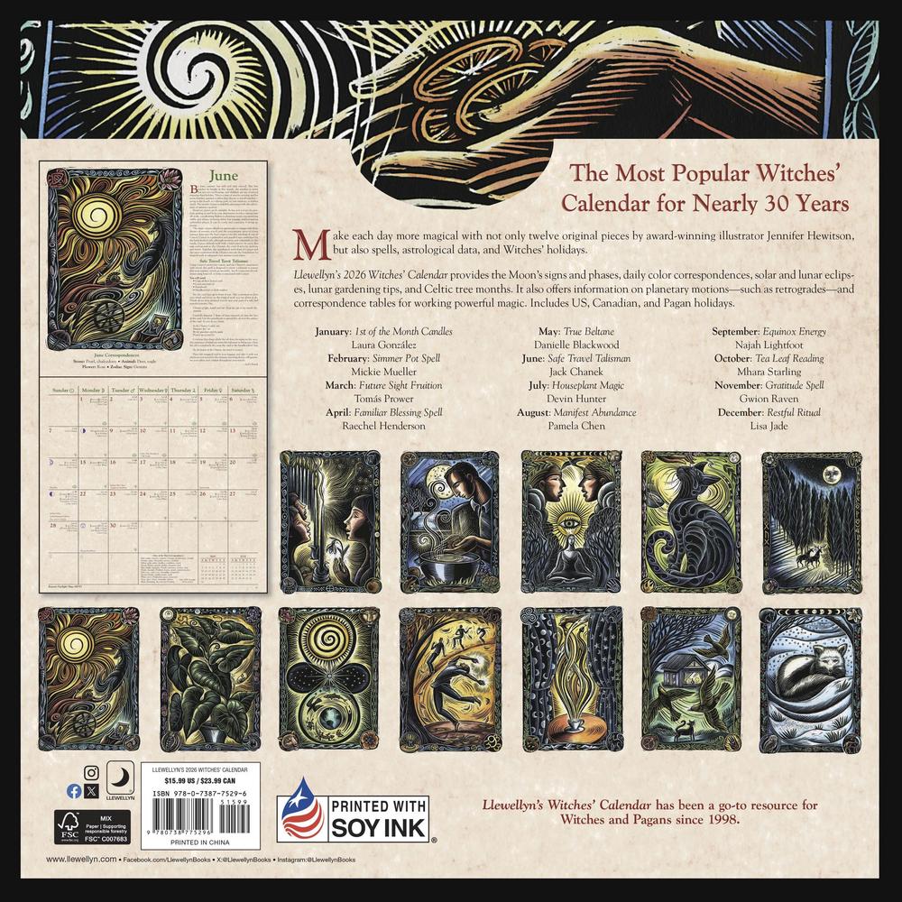 2026 Witch's Calendar