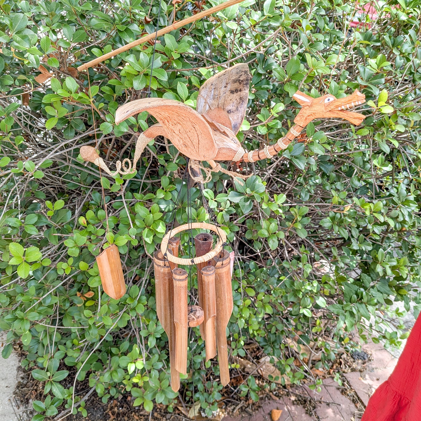 Bamboo Windchime- Dragon