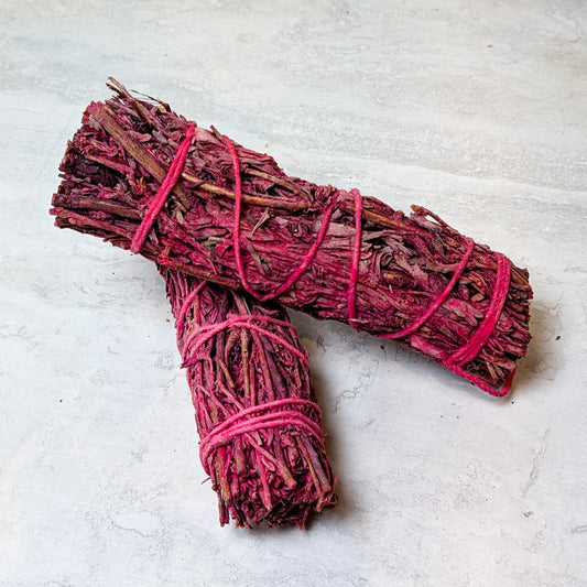 Rose Scented Sage Burn Wand