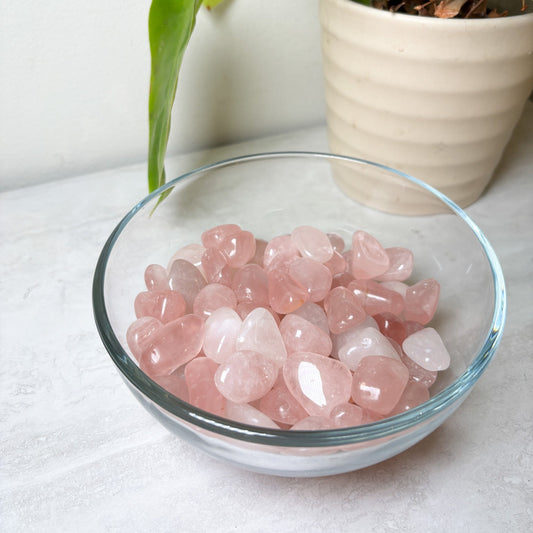 Rose Quartz Tumbles
