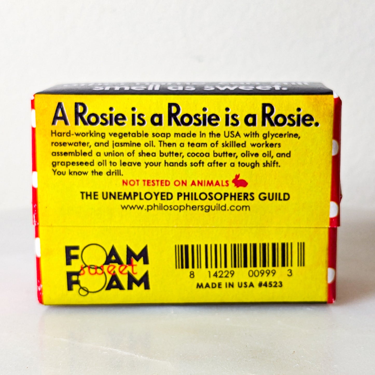 Rosie the Riveter Mini Bar Soap