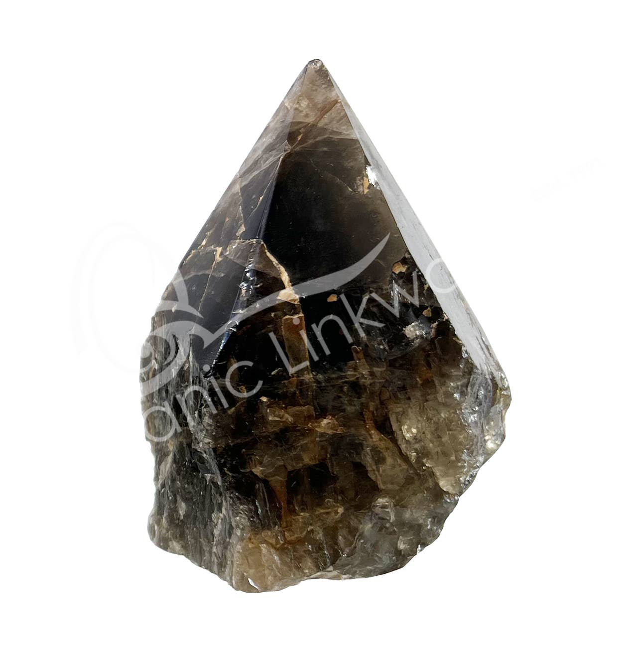 Natural Citrine base with Polished Top Point