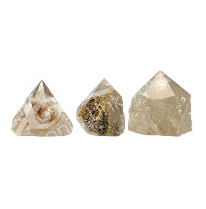 Natural Citrine base with Polished Top Point