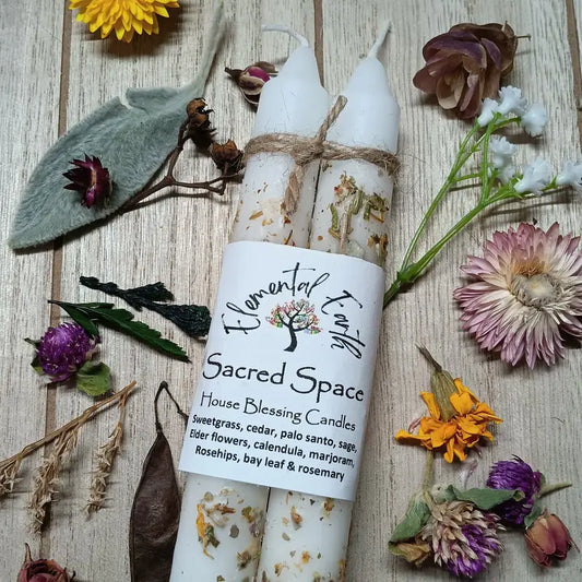 Sacred Space Herbal 6" Ritual Candles
