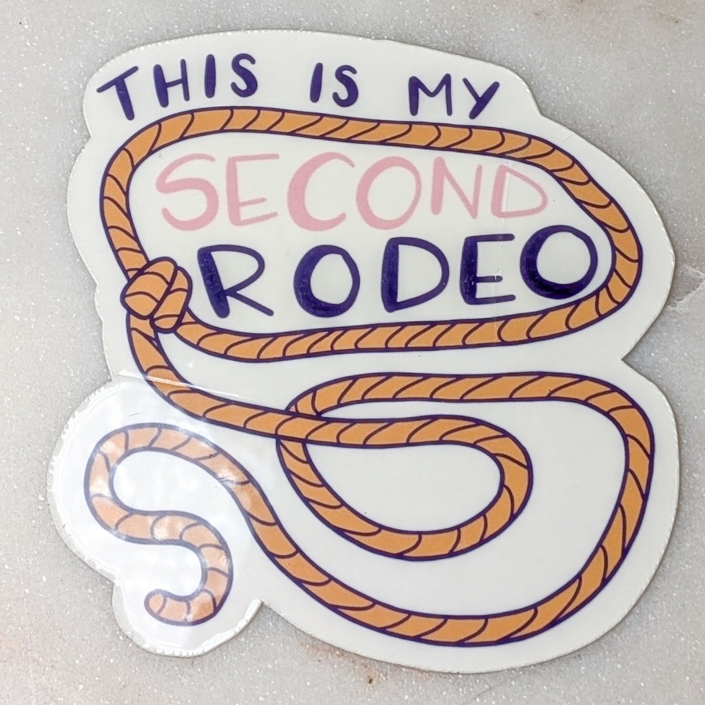 Second Rodeo Sticker