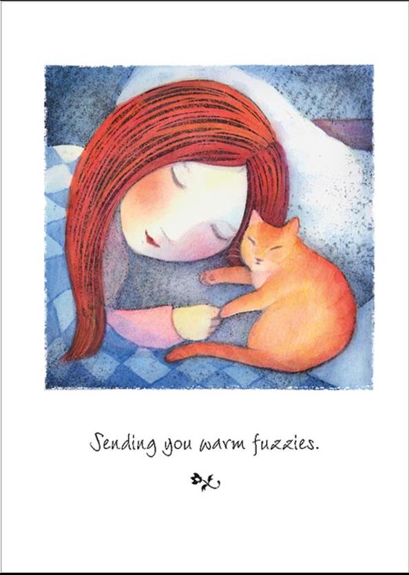 Sending You Warm Fuzzies Greeting Card