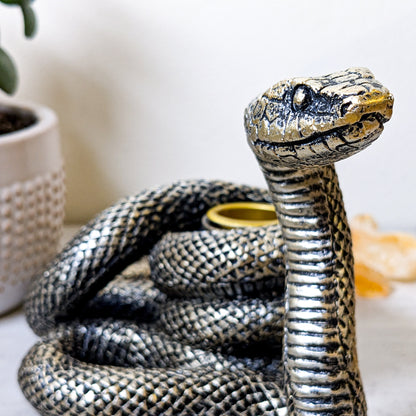 Dramatic Serpent Candle Holder