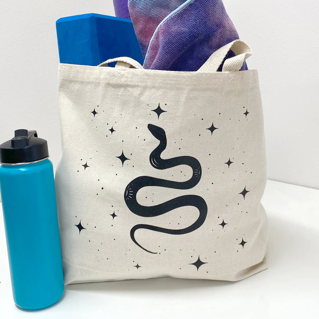 Canvas Tote Bags | Raven, Snakes, Bats