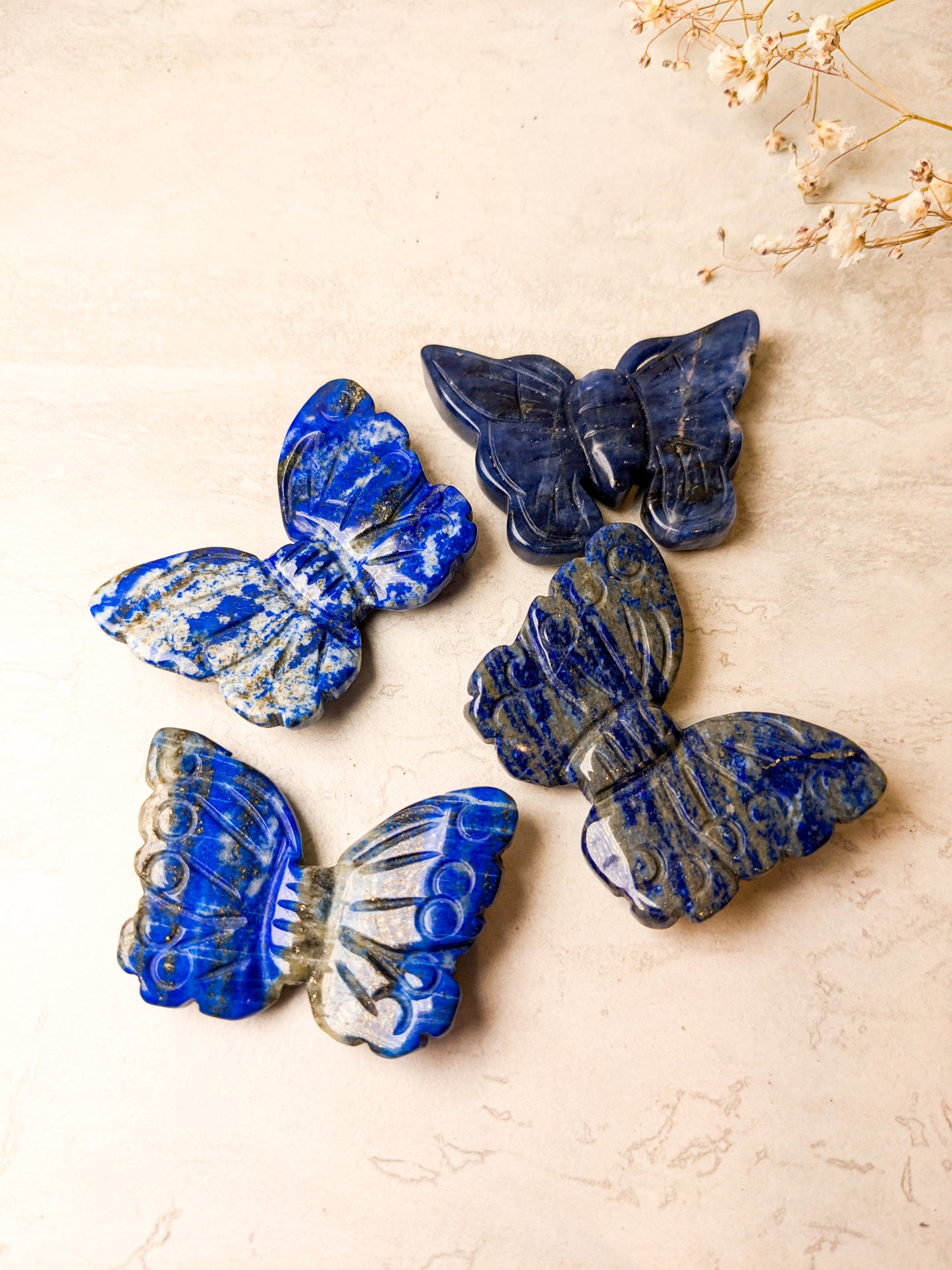 Crystal Butterflies 2in