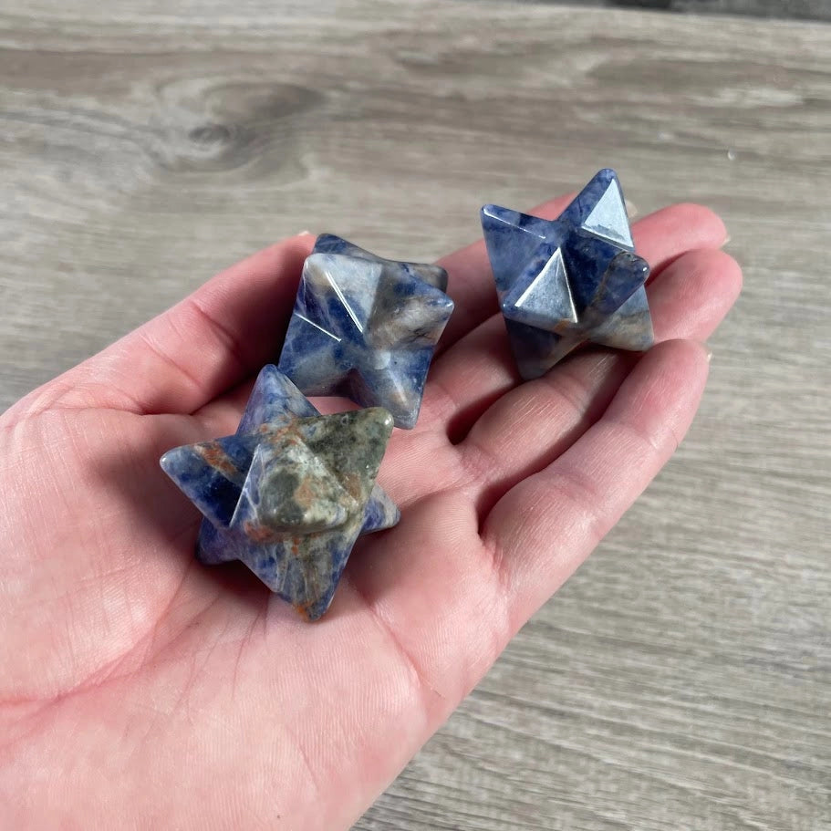 Crystal Merkabah Star | 1.5"-2"