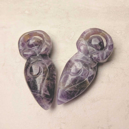Spiral Goddess Carvings