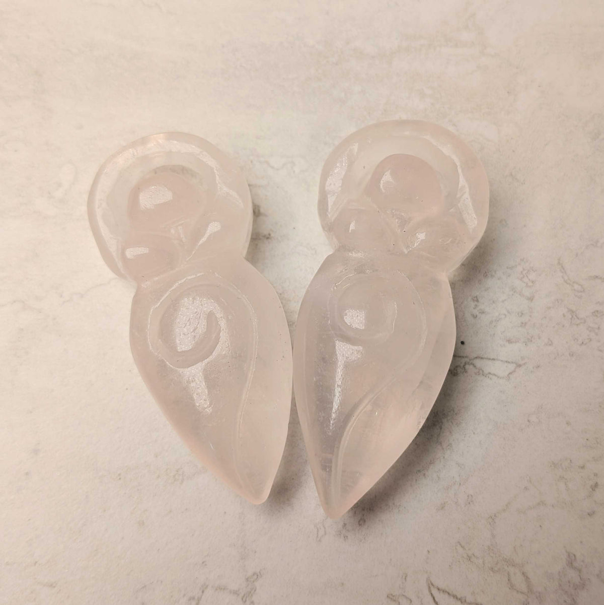 Spiral Goddess Carvings