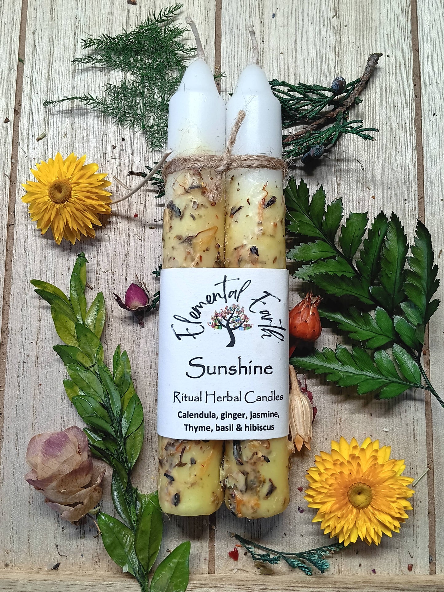 Sunshine Herbal 6" Ritual Candles