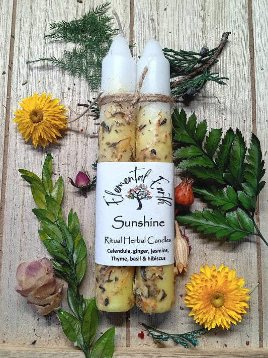Sunshine Herbal 6" Ritual Candles