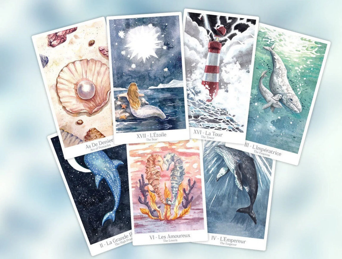The Healing Waves Tarot (French Edition)