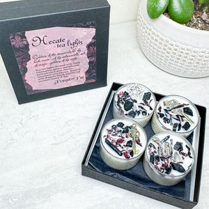 Tea Light Candle Sets - Herb & Crystal Infused