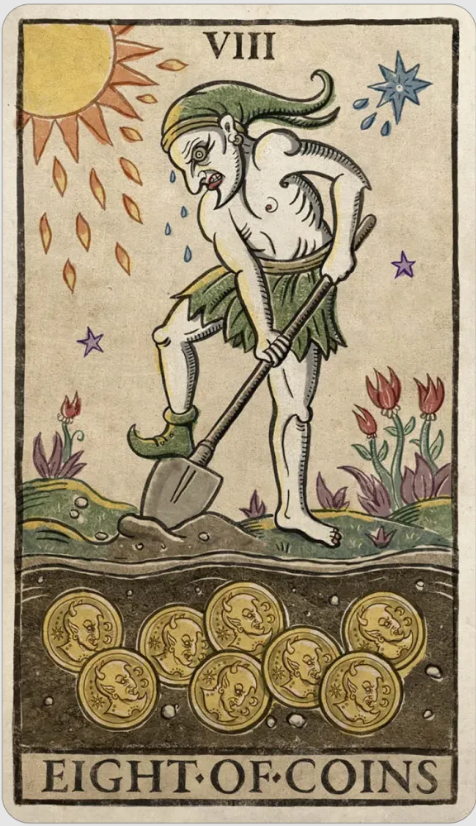 Trionfi Della Luna Tarot - Illustrated Pips Edition