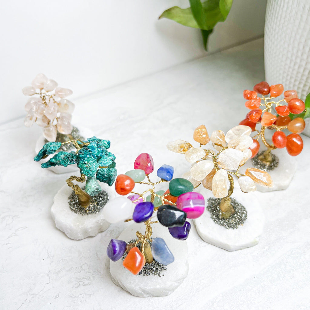 Crystal Bonsai Trees | Various Semi-Precious Stones