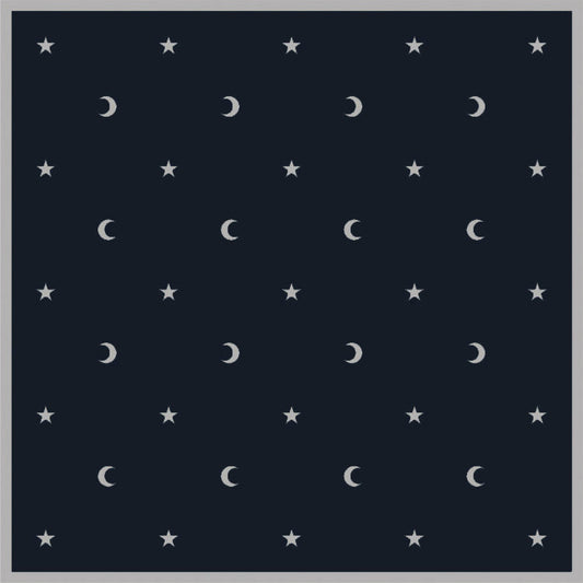 Moon and Stars Velvet Cloth