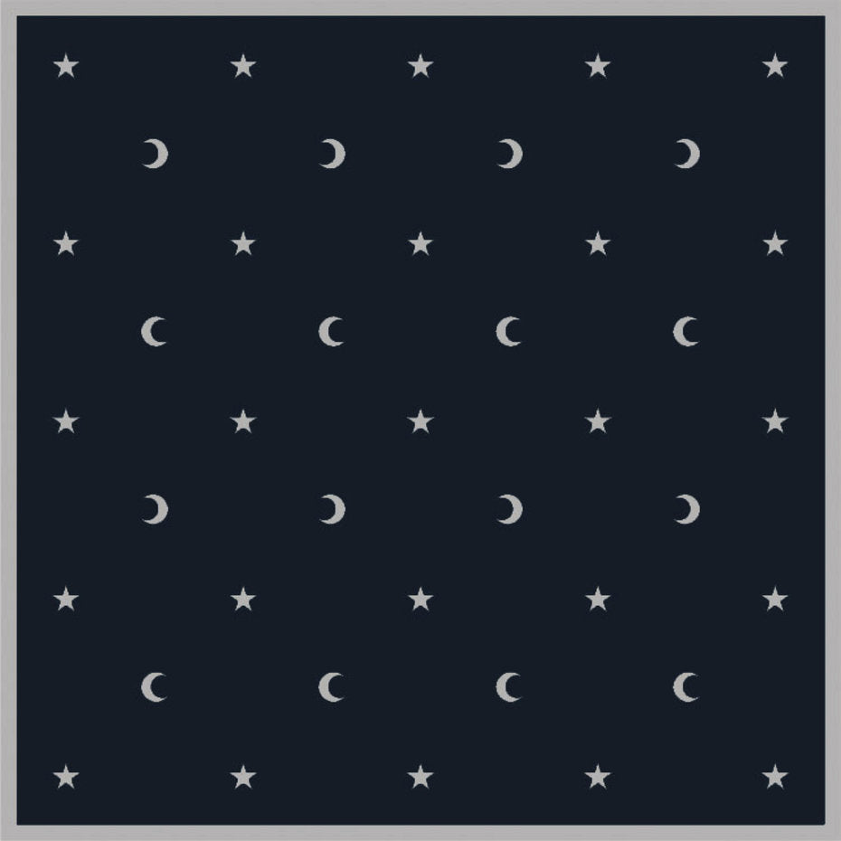Moon and Stars Velvet Cloth