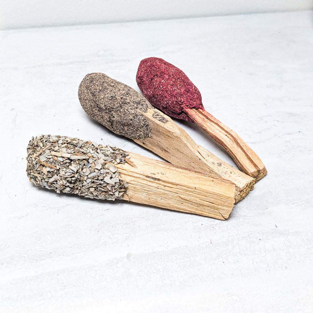 Herb Dipped Palo Santo Pops | Various Herbs