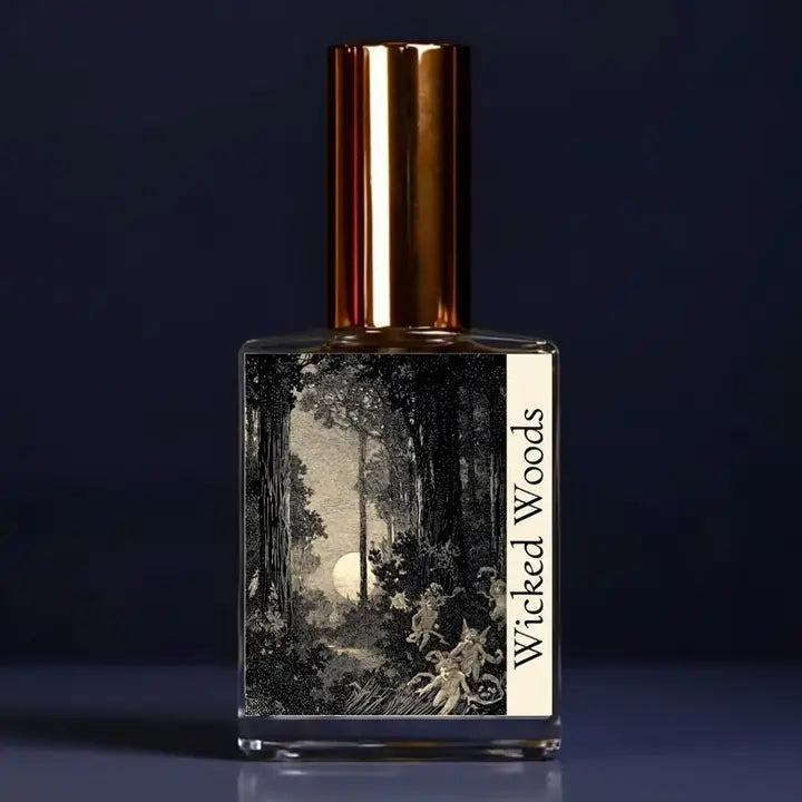 Wicked Woods roll-on perfume oil by Calypso's Cottage, at Ordinary Magic in Savannah, GA.