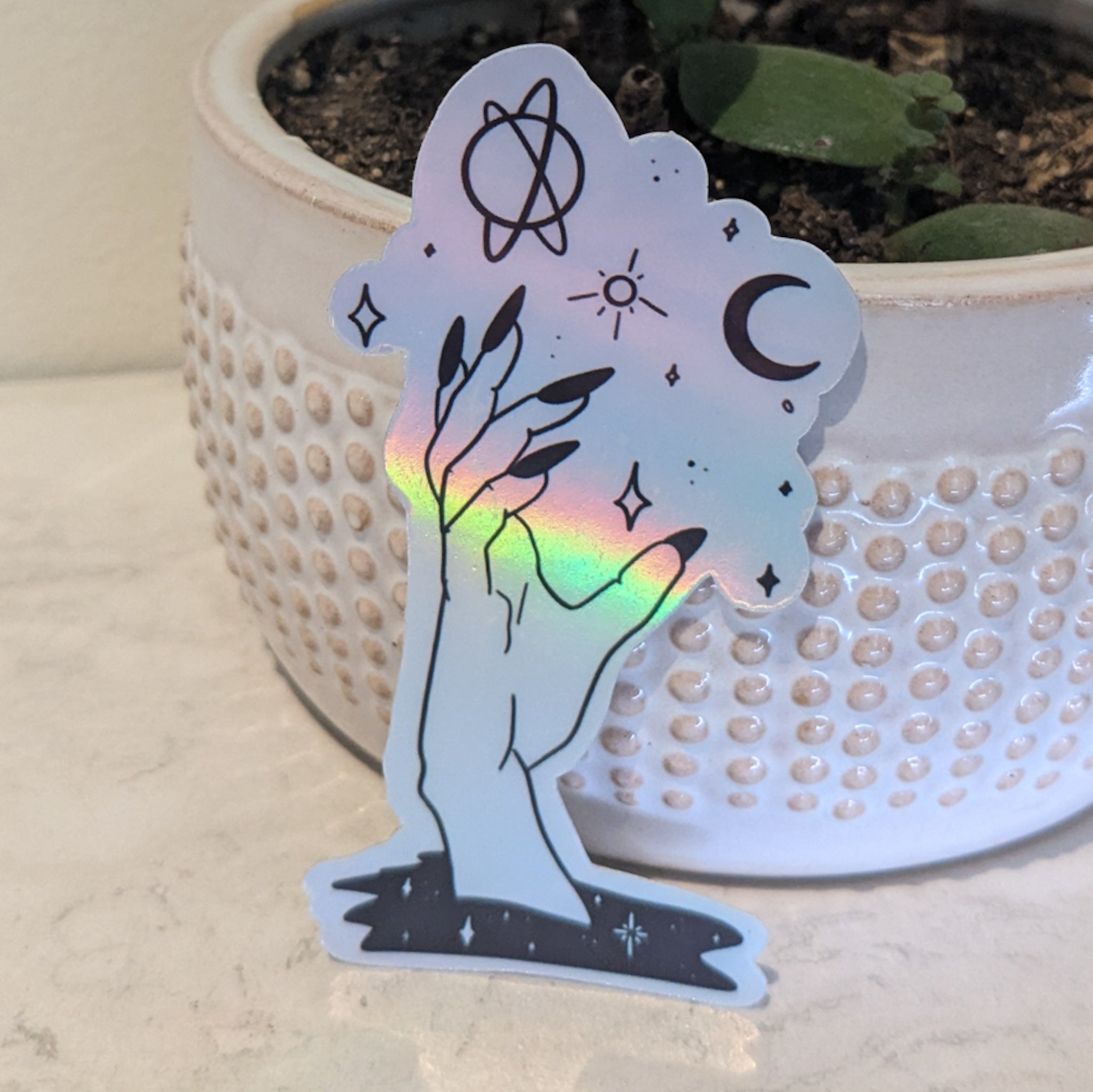 Holographic Witchy Stickers